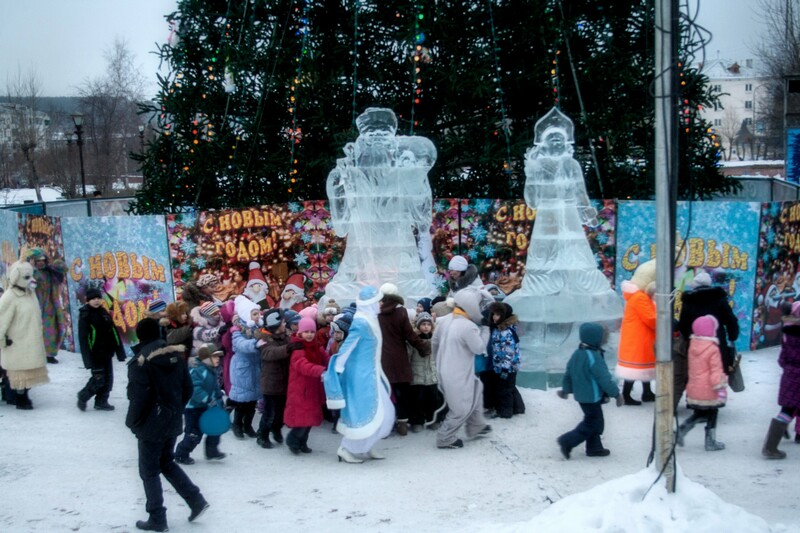 В прошлом году в Краснотурьинске впервые построили ледовый городок. Фото: архив ВК