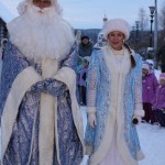 Дед Мороз со Снегурочкой. Фото: Вадим Аминов"ВК"