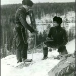 Зимнее обследование скал Фото предоставлено А.Меркером