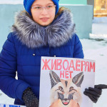 На многих плакатах изображены домашние животные участников. Фото: Вадим Аминов "Вечерний Краснотурьинск"