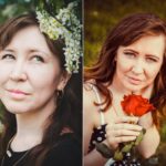 Ксения: до и после макияжа. Фотограф: Алеся Копылова. Визажист: Анна Андронова. 